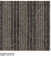 Multi-level thick loop carpet wall to wall