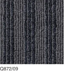 Multi-level thick loop carpet wall to wall