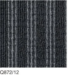 Multi-level thick loop carpet wall to wall